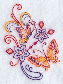 Sweet Dreams Butterflies Corner - Facing Right