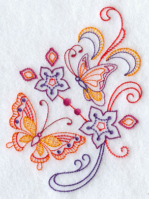 Sweet Dreams Butterflies Corner - Facing Left