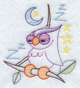 Sleepy Owl Corner - Facing Left