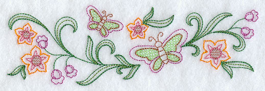 Sweet Dreams Sunbonnet Sue Border - Facing Right