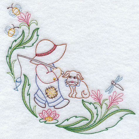 Sweet Dreams Fisherman Fred Corner - Facing Right