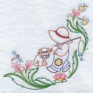 Sweet Dreams Fisherman Fred Corner - Facing Left