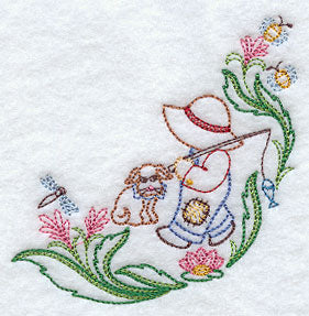 Sweet Dreams Fisherman Fred Corner - Facing Left