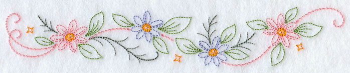 Sweet Dreams Kitty Border - Facing Left