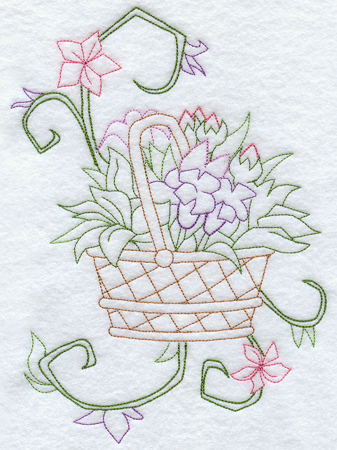 Sweet Dreams Blooming Baskets Corner - Facing Right