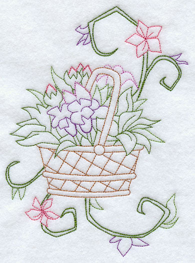 Sweet Dreams Blooming Baskets Corner - Facing Left