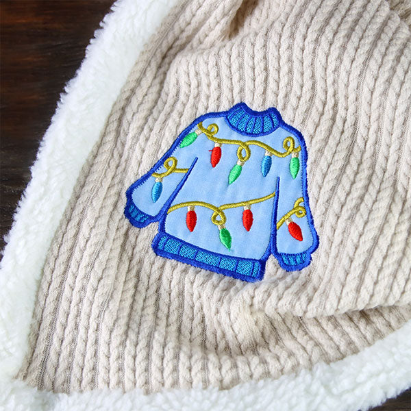 Lights Ugly Christmas Sweater (Applique)