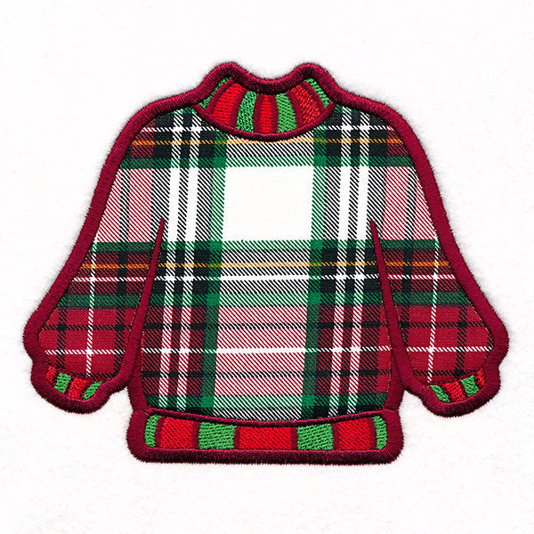 Plain Ugly Christmas Sweater (Applique)