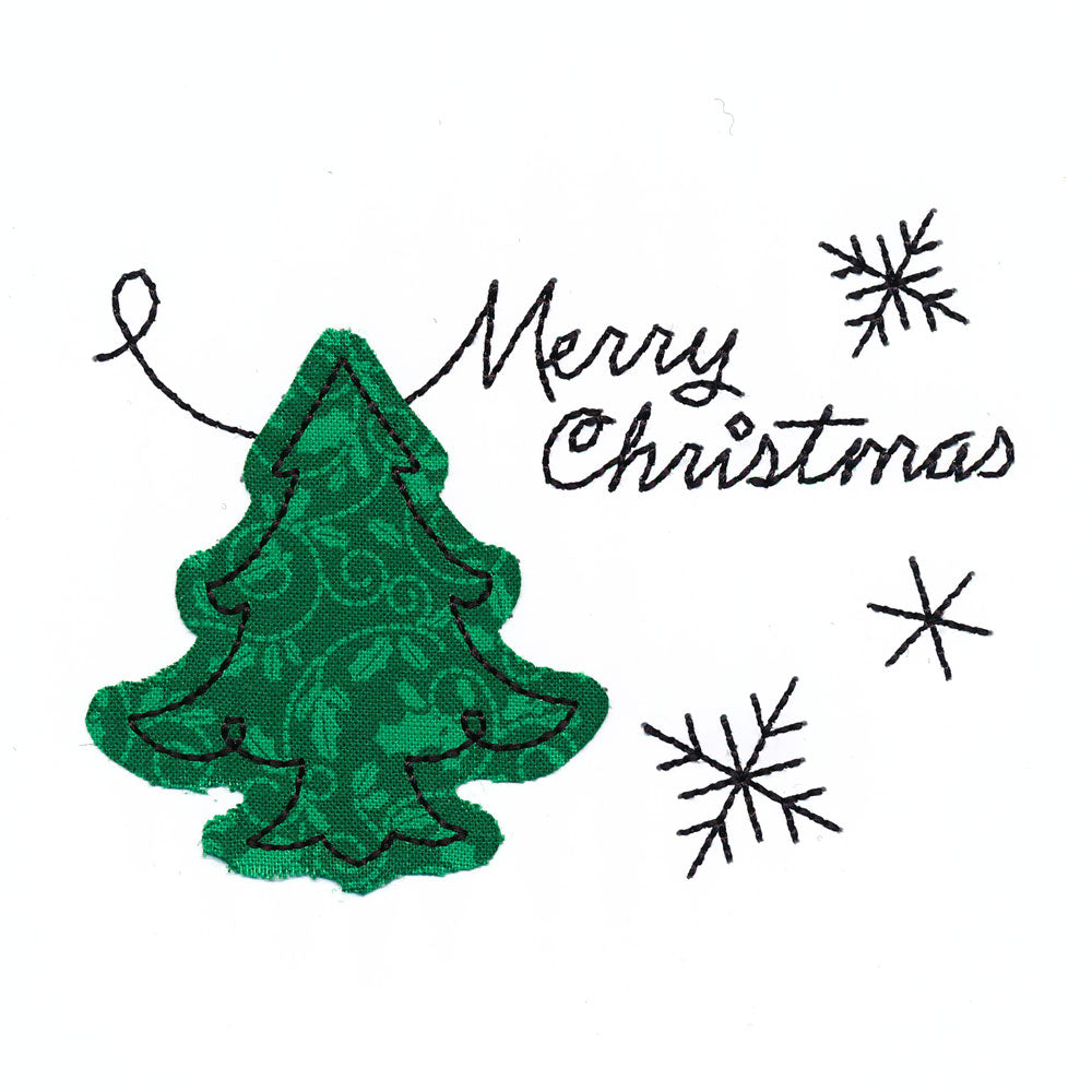 Merry Christmas (Cardstock Applique)