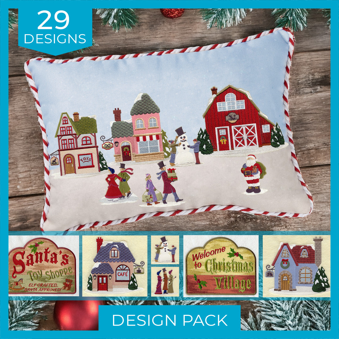 A Christmas Village Design Pack