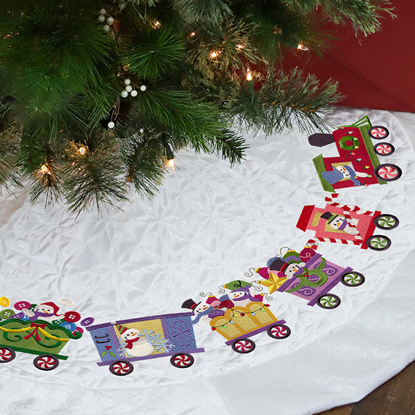 A Christmas Snowman Train Design Pack