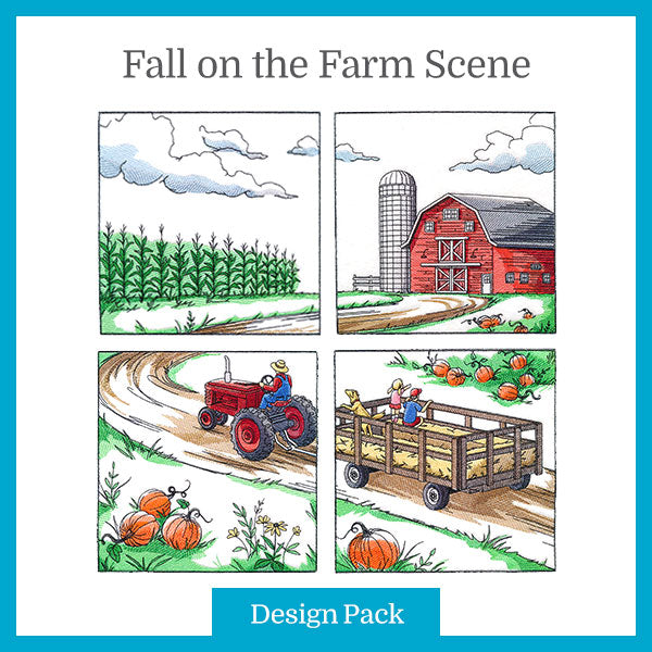 A Fall on the Farm Scene Design Pack
