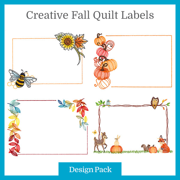 A Creative Fall Quilt Labels Design Pack