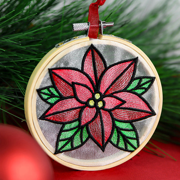 A Stained Glass Christmas Accents Design Pack