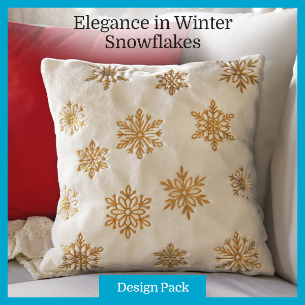 A Elegance in Winter Snowflakes Design Pack