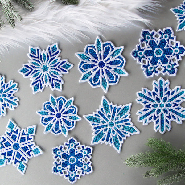 A Frosted & Fancy Snowflake (Lace) Design Pack