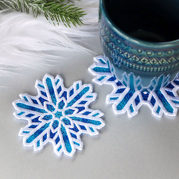 A Frosted & Fancy Snowflake (Lace) Design Pack