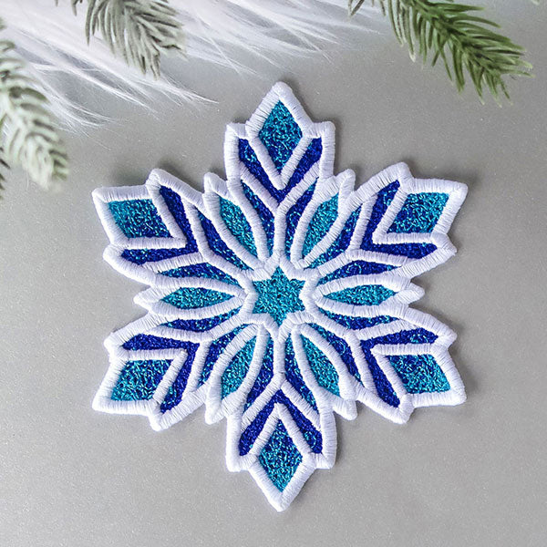 A Frosted & Fancy Snowflake (Lace) Design Pack