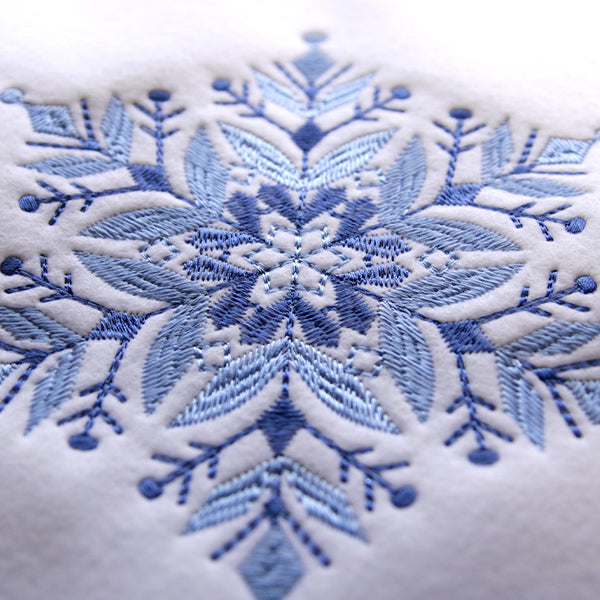 A Textured & Delicate Snowflakes Design Pack