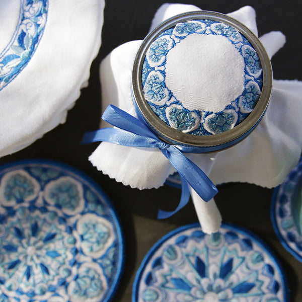 Delft Blue Mandalas (In-the-Hoop) Design Pack