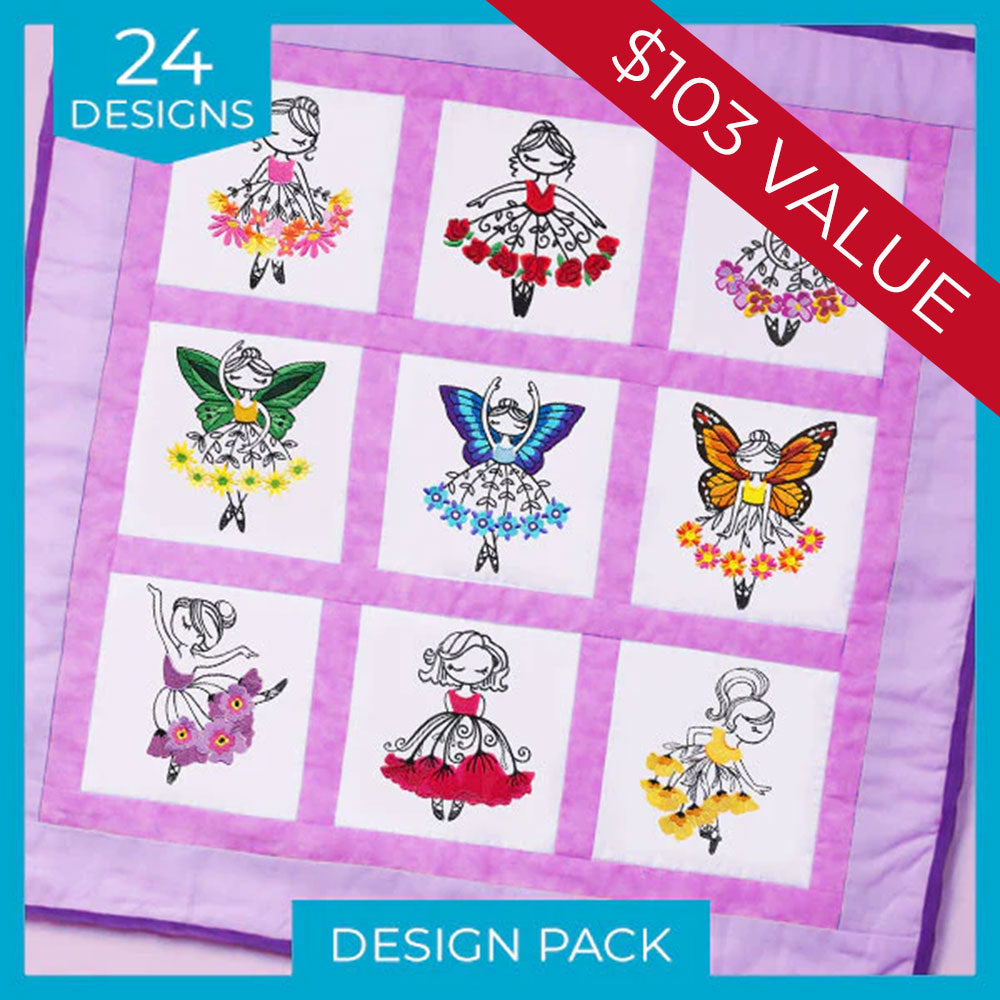 Dancing Ballerinas Design Pack