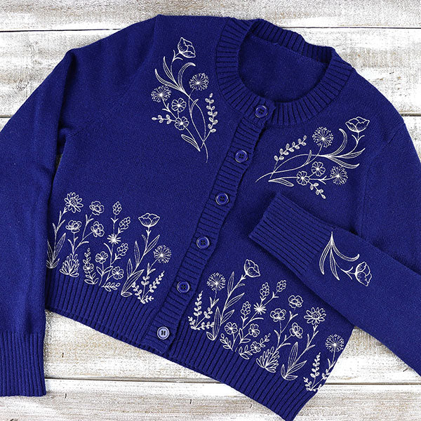 Delicate Blooms (Whitework) Design Pack