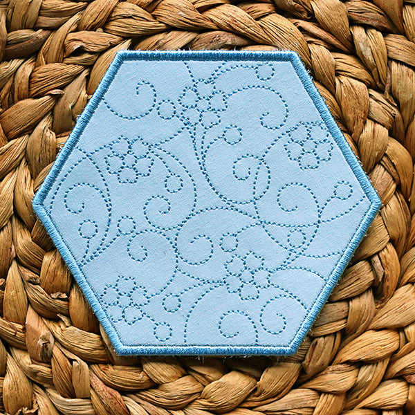 Potholder, Coaster & Blooms Design Pack