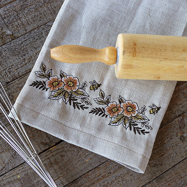 Rustic Elegance Bees & Blooms Kitchen Design Pack