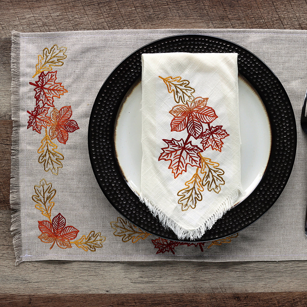 Golden Autumn Leaves Design Pack