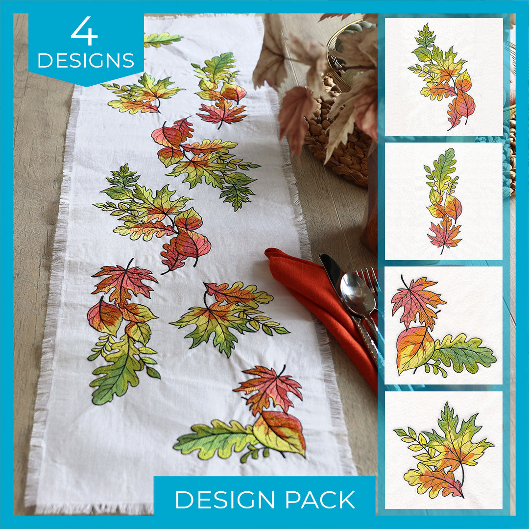 Color Theory Harvest Leaves Design Pack