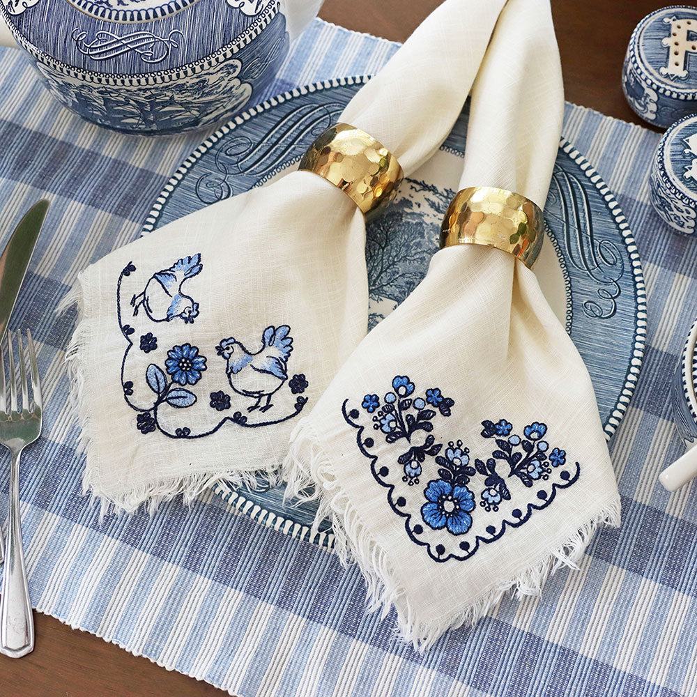 Delicate Delft Corners Design Pack