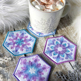 Color Theory Snowflake Coasters Design Pack