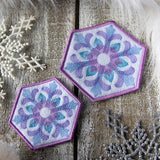 Color Theory Snowflake Coasters Design Pack