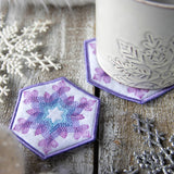Color Theory Snowflake Coasters Design Pack