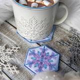 Color Theory Snowflake Coasters Design Pack