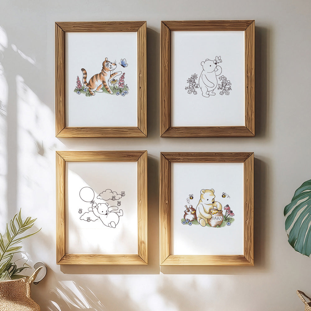 Pooh Bear and Friends Design Pack