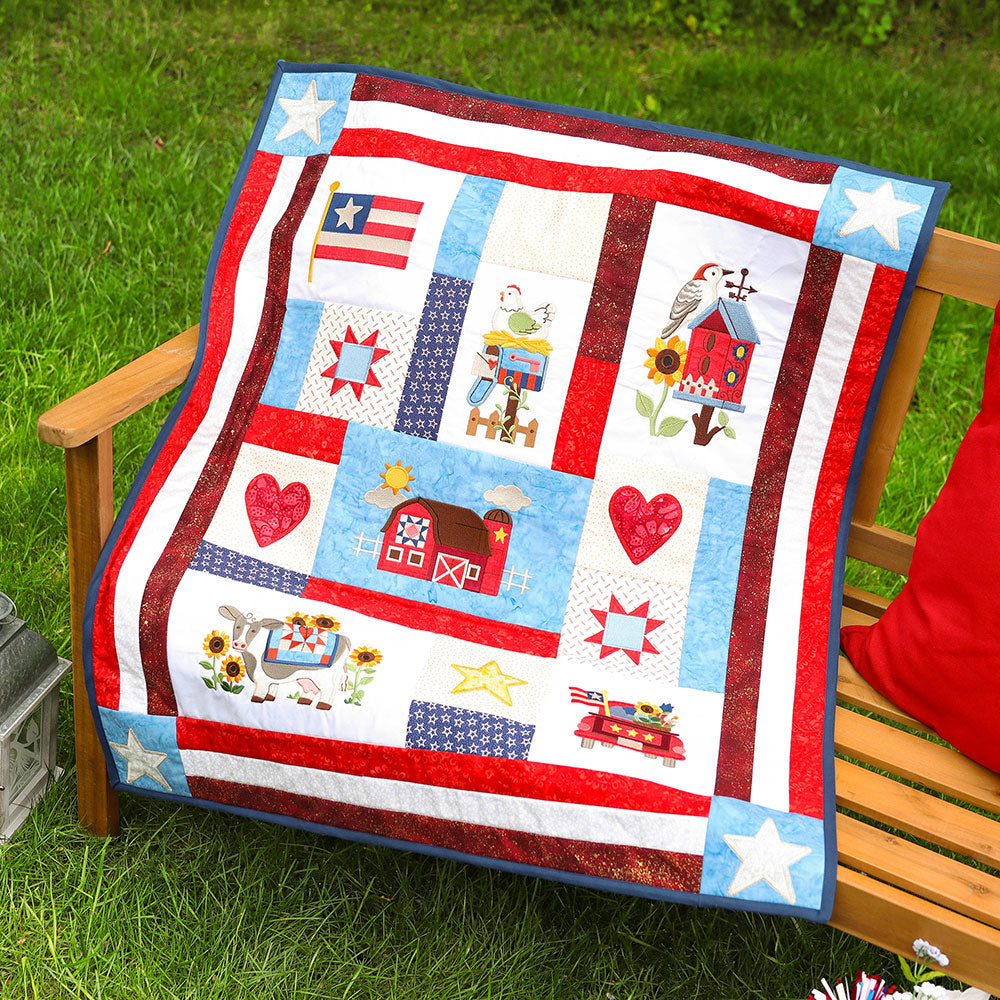 Primitive Americana (Heirloom Applique) Design Pack