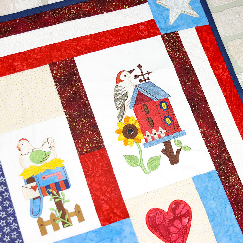 Primitive Americana (Heirloom Applique) Design Pack