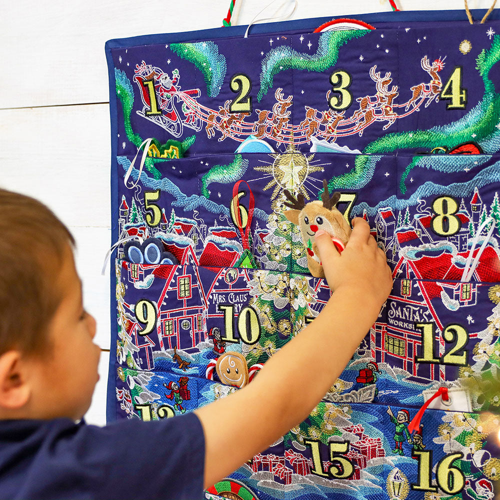 North Pole Village Advent Calendar Design Pack