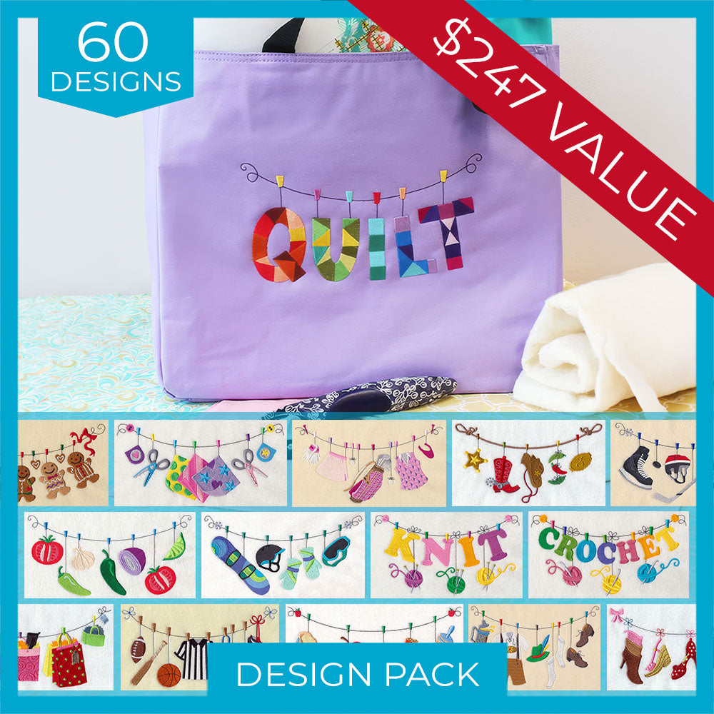 A Clothesline Favorites Design Pack