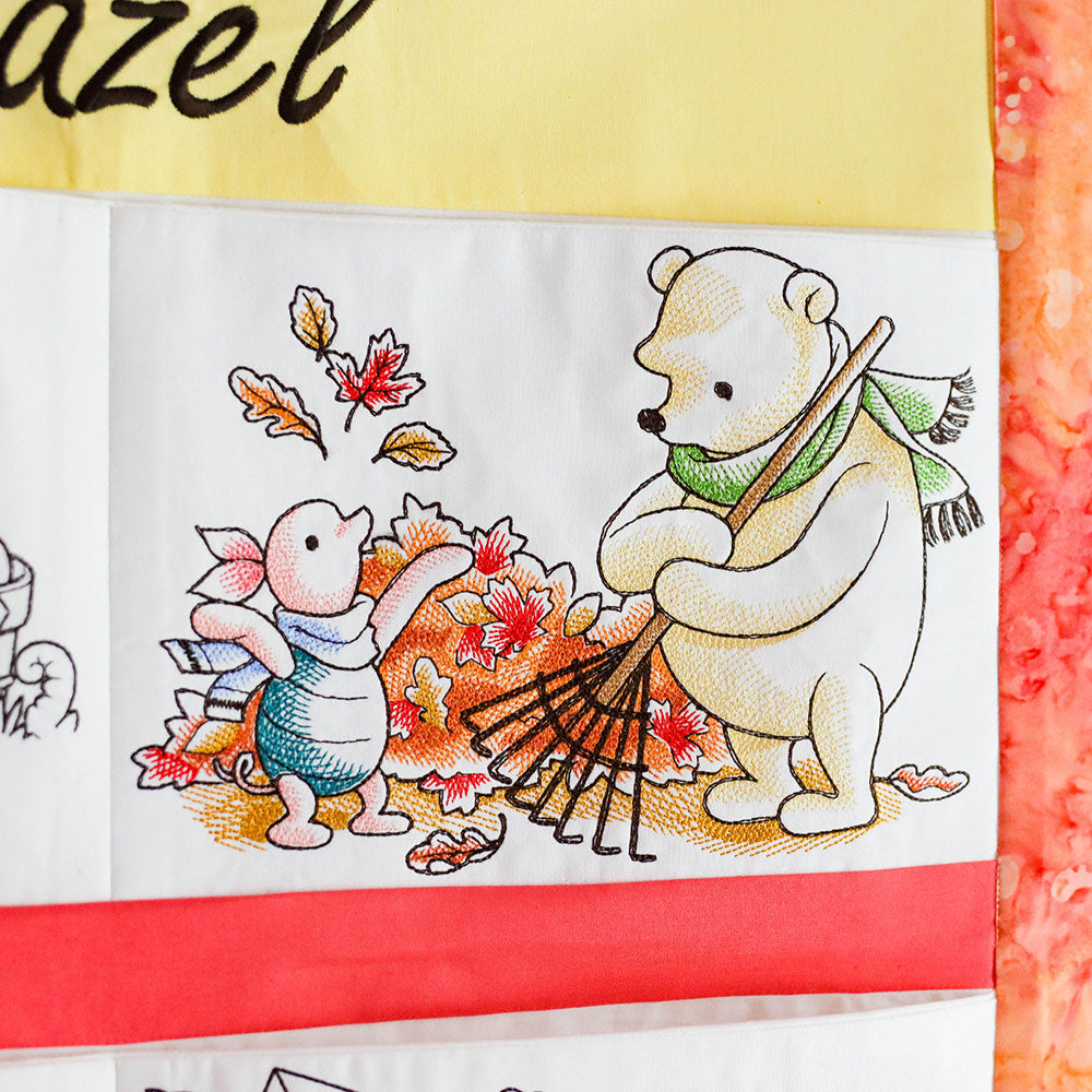 Pooh Bear and Friends in Fall Design Pack