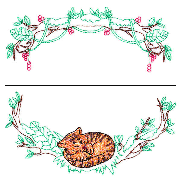 Sleepy Tiger Wreath (Split)