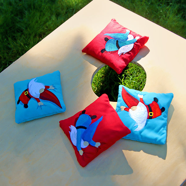 Fly Away Gnome Cornhole Bag (In-the-Hoop)