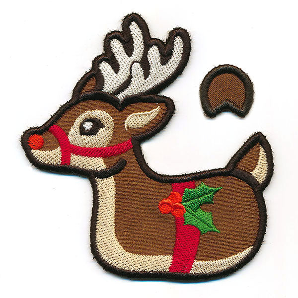 Long-Legged Christmas Reindeer (Magnet) (In-the-Hoop)