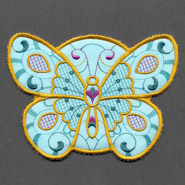 Art Deco Butterfly Trivet (In-the-Hoop)