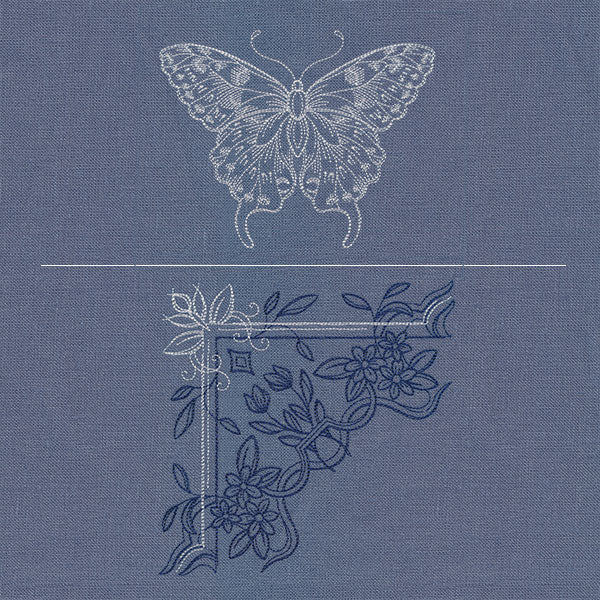 Delicate Dreams Butterfly Pillow Pair