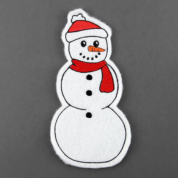 Snowman Double Candy Cane Holder (In-the-Hoop)