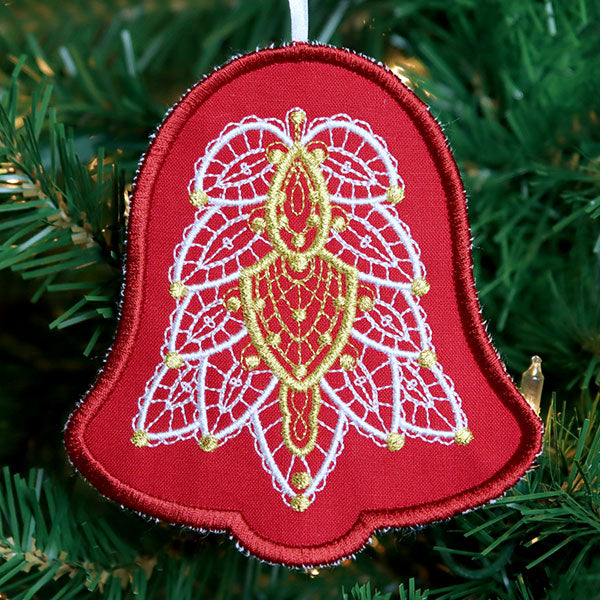 Regal Renaissance Bell Ornament (In-the-Hoop)