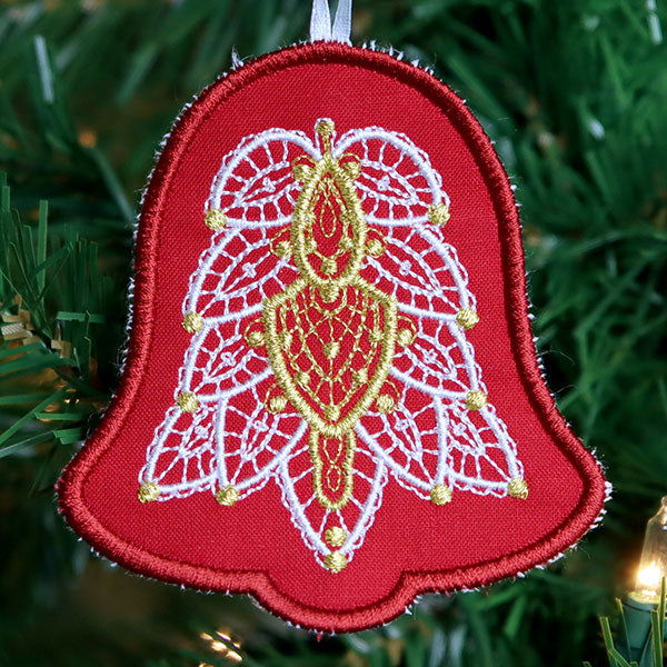 Regal Renaissance Bell Ornament (In-the-Hoop)