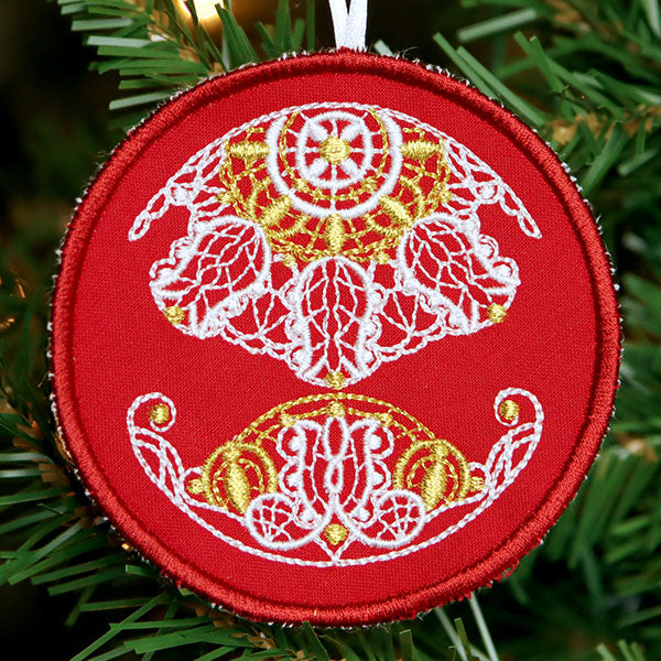 Regal Renaissance Ornament (In-the-Hoop)